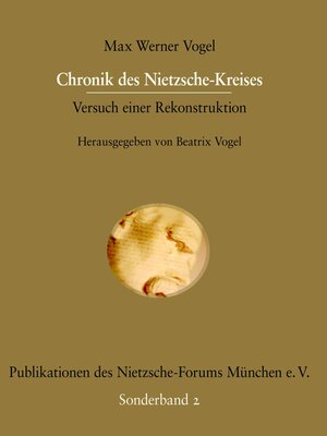 cover image of Chronik des Nietzsche-Kreises